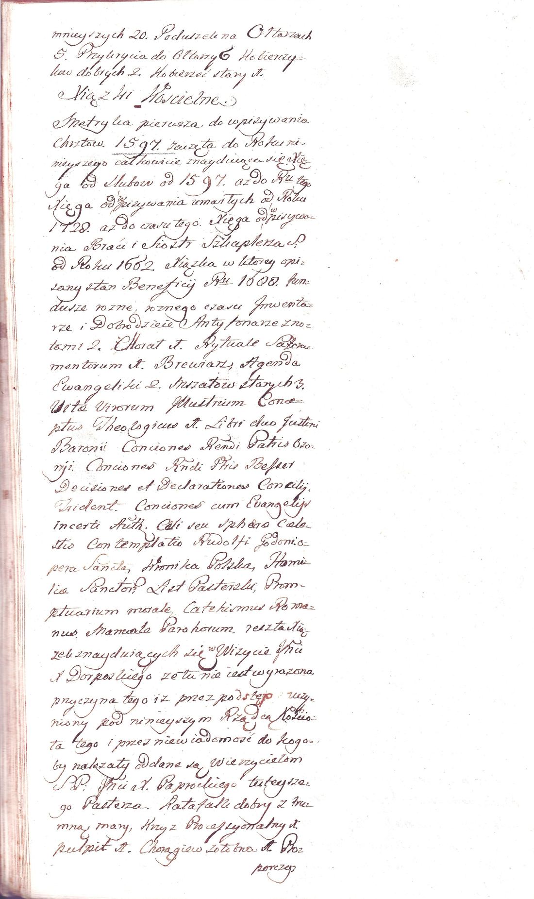 Manuscript page 6 of letter 1