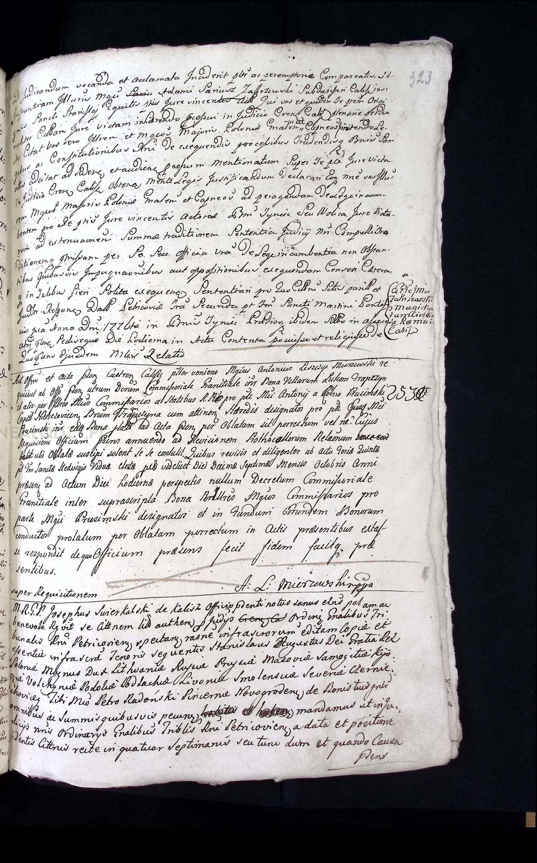 Manuscript page 2 of letter 1