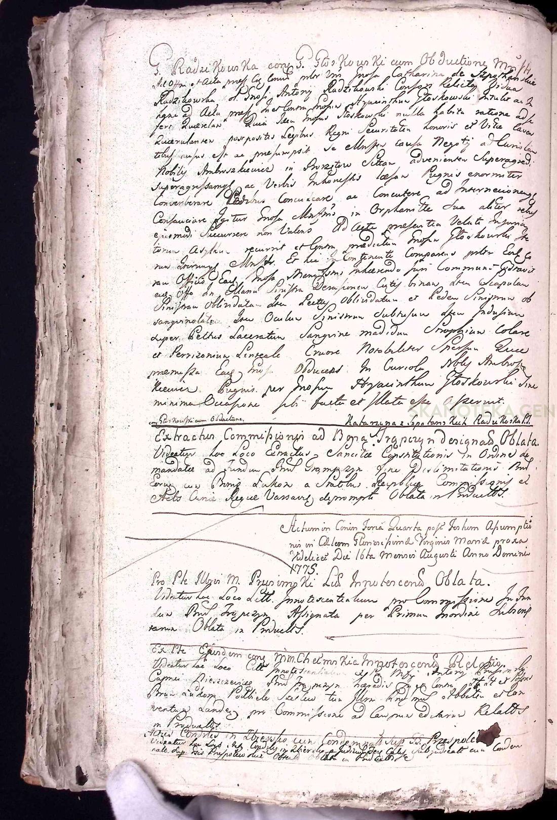 Manuscript page 1 of letter 1