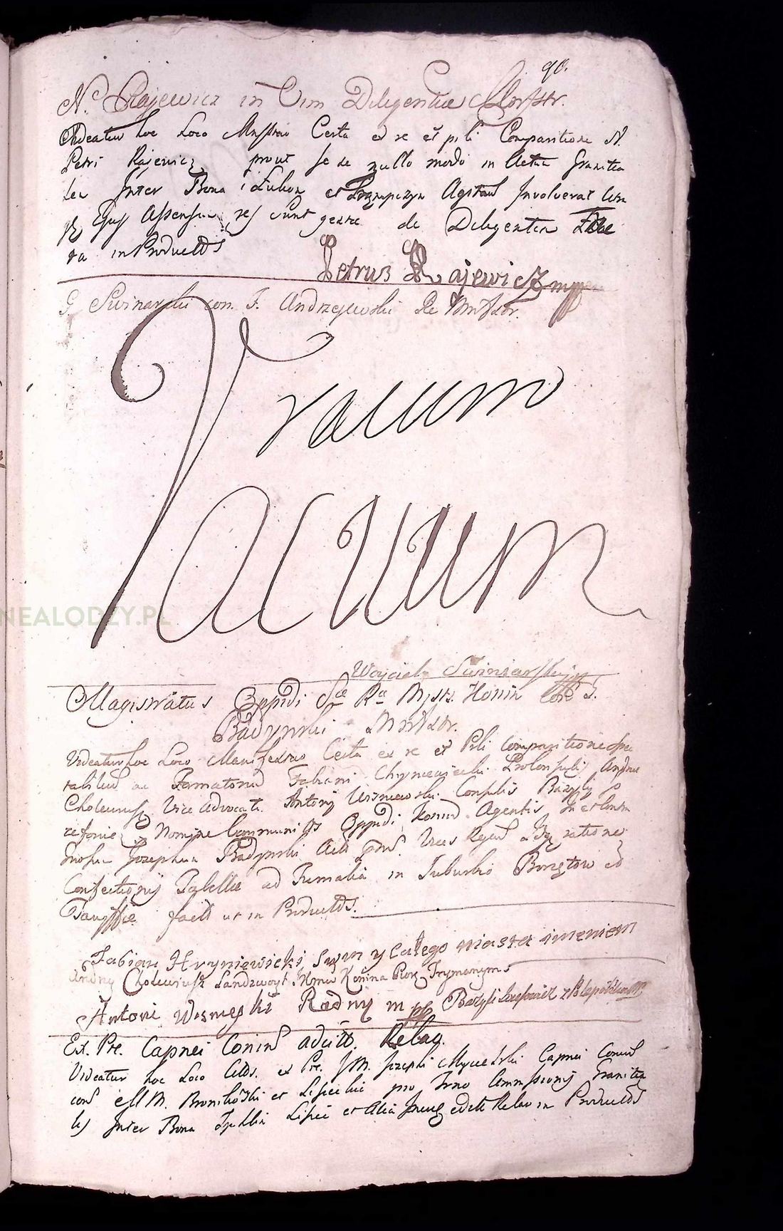 Manuscript page 1 of letter 5