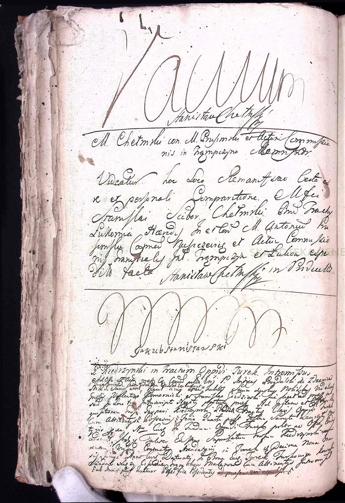Manuscript page 1 of letter 7
