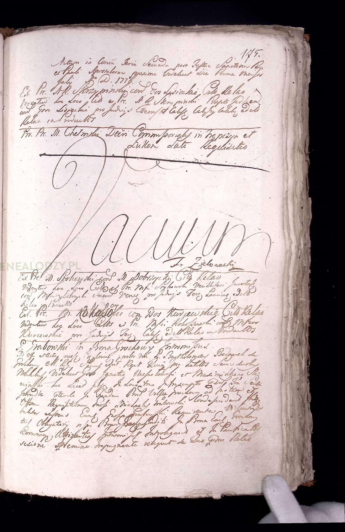 Manuscript page 1 of letter 9