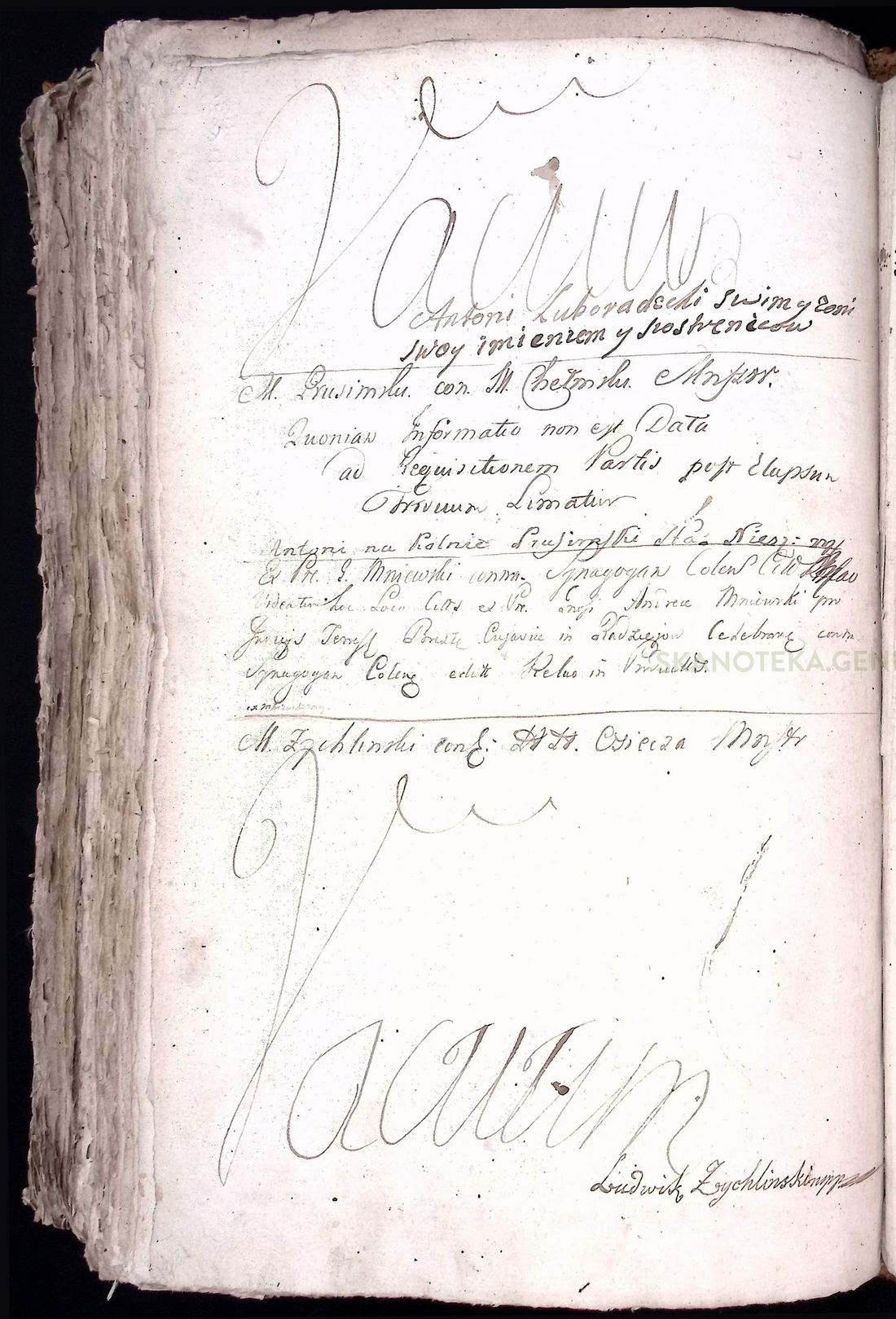 Manuscript page 1 of letter 11