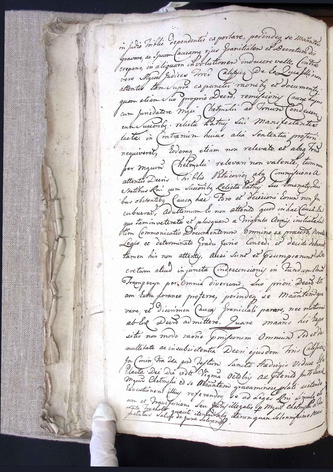 Manuscript page 3 of letter 3