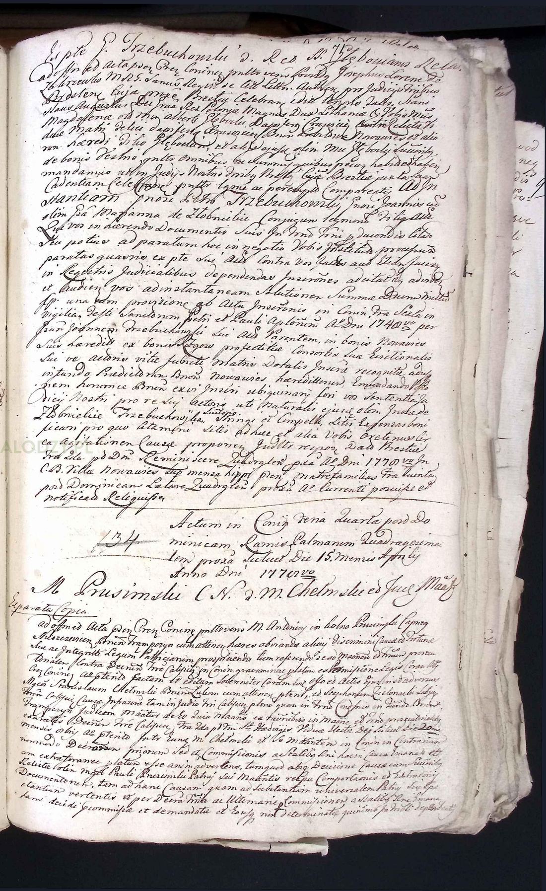 Manuscript page 1 of letter 7
