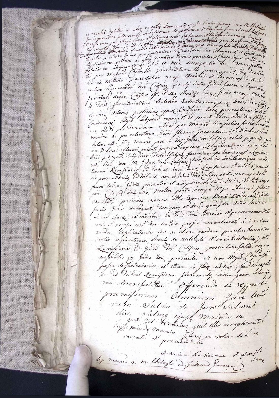 Manuscript page 2 of letter 7