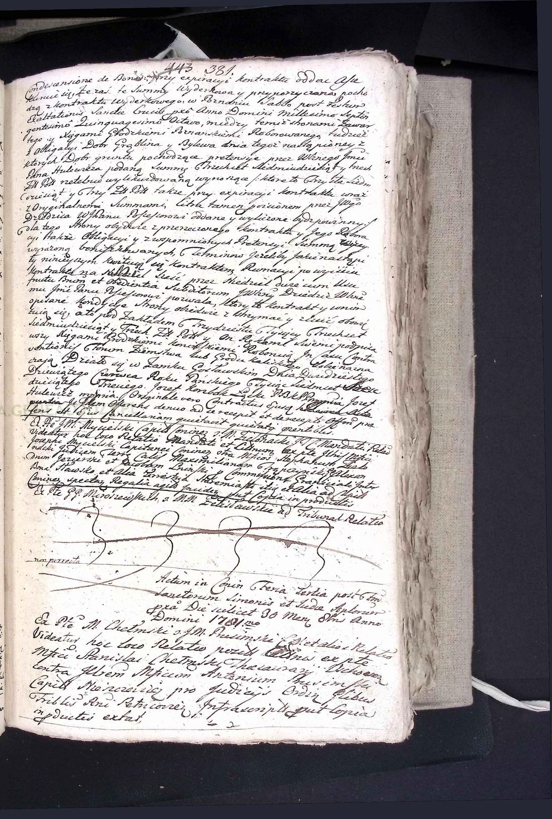 Manuscript page 1 of letter 5