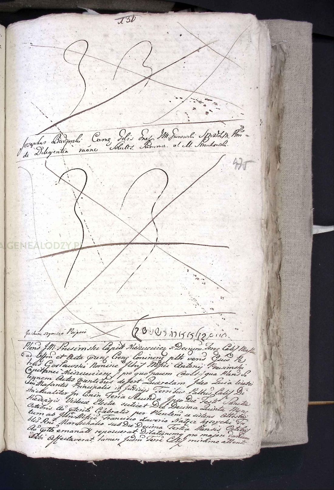 Manuscript page 1 of letter 13