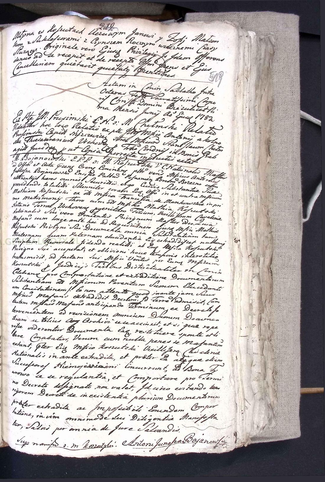 Manuscript page 1 of letter 16