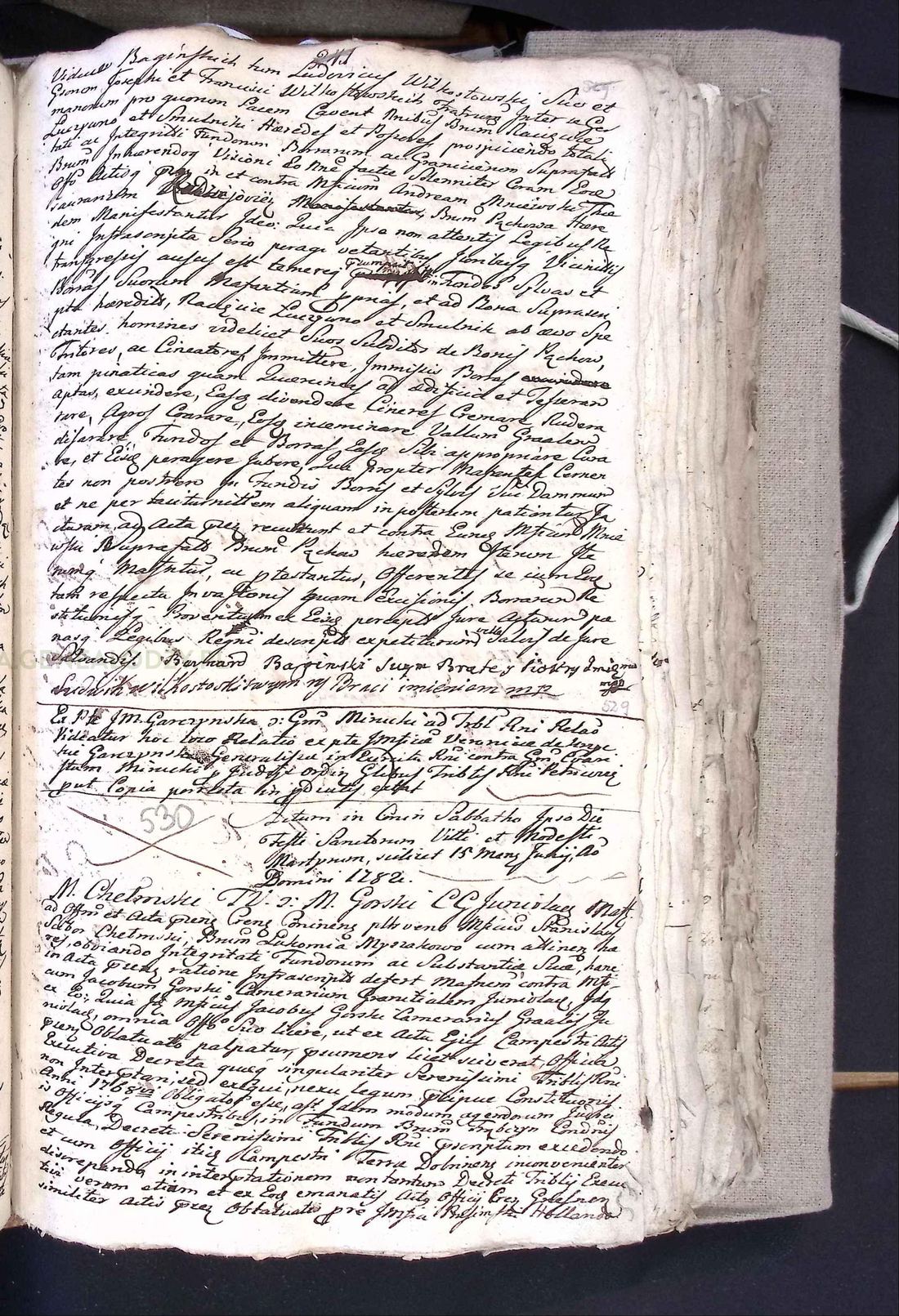 Manuscript page 1 of letter 19