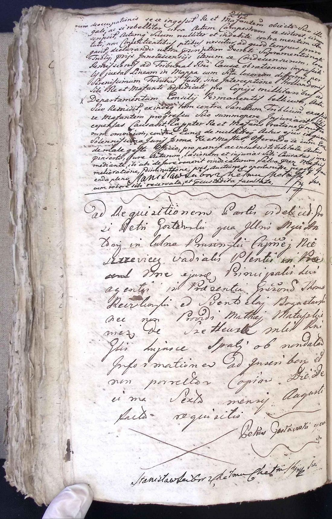 Manuscript page 2 of letter 19