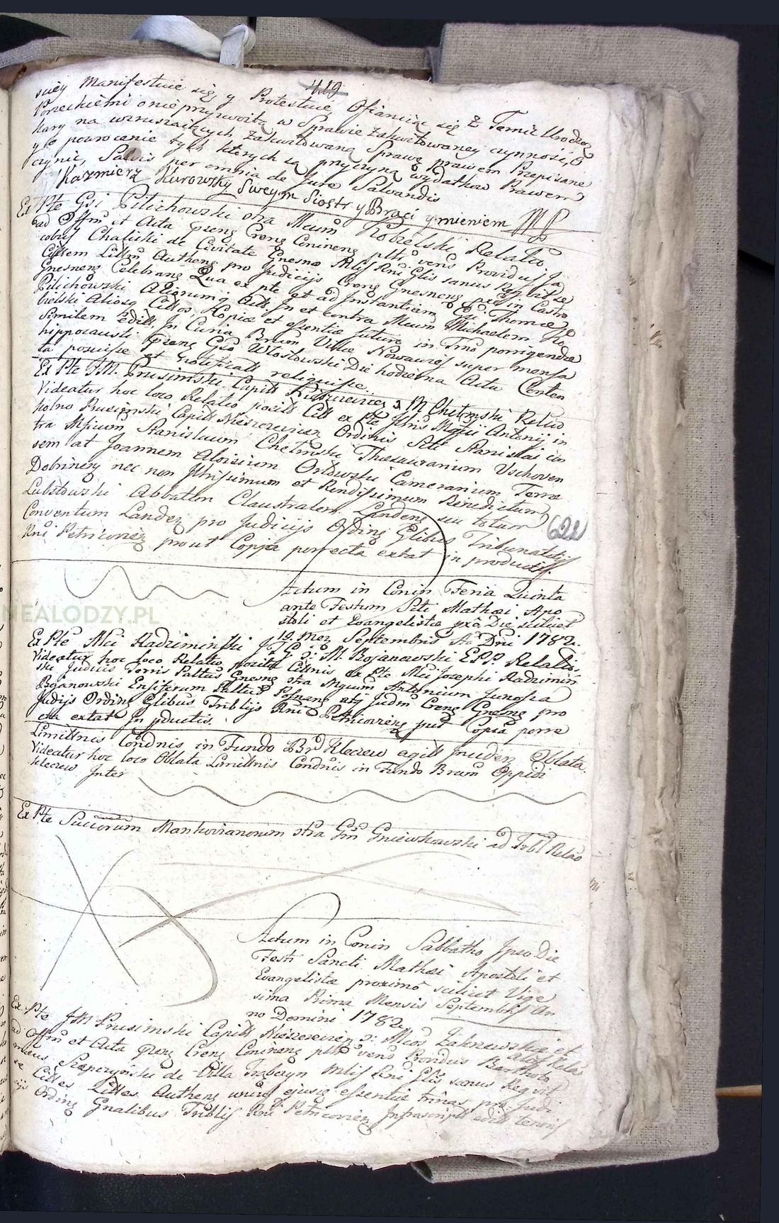 Manuscript page 1 of letter 22