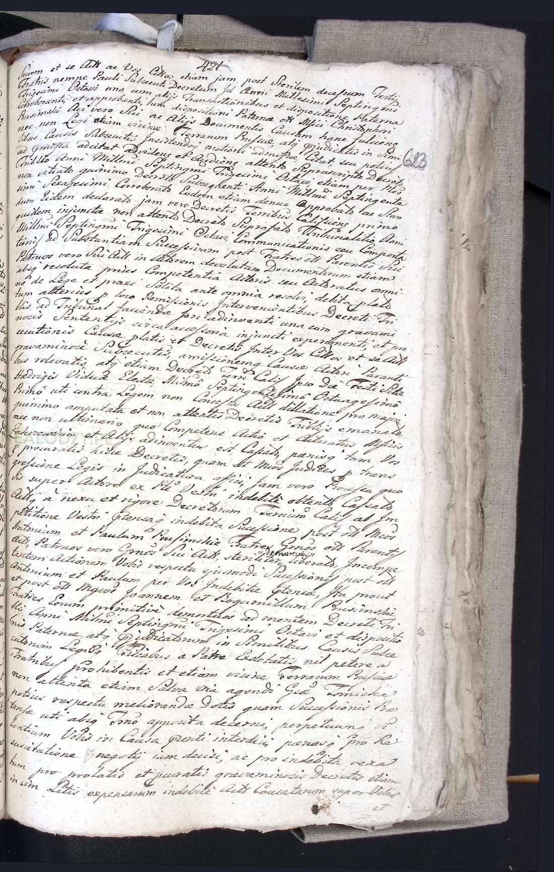 Manuscript page 3 of letter 23
