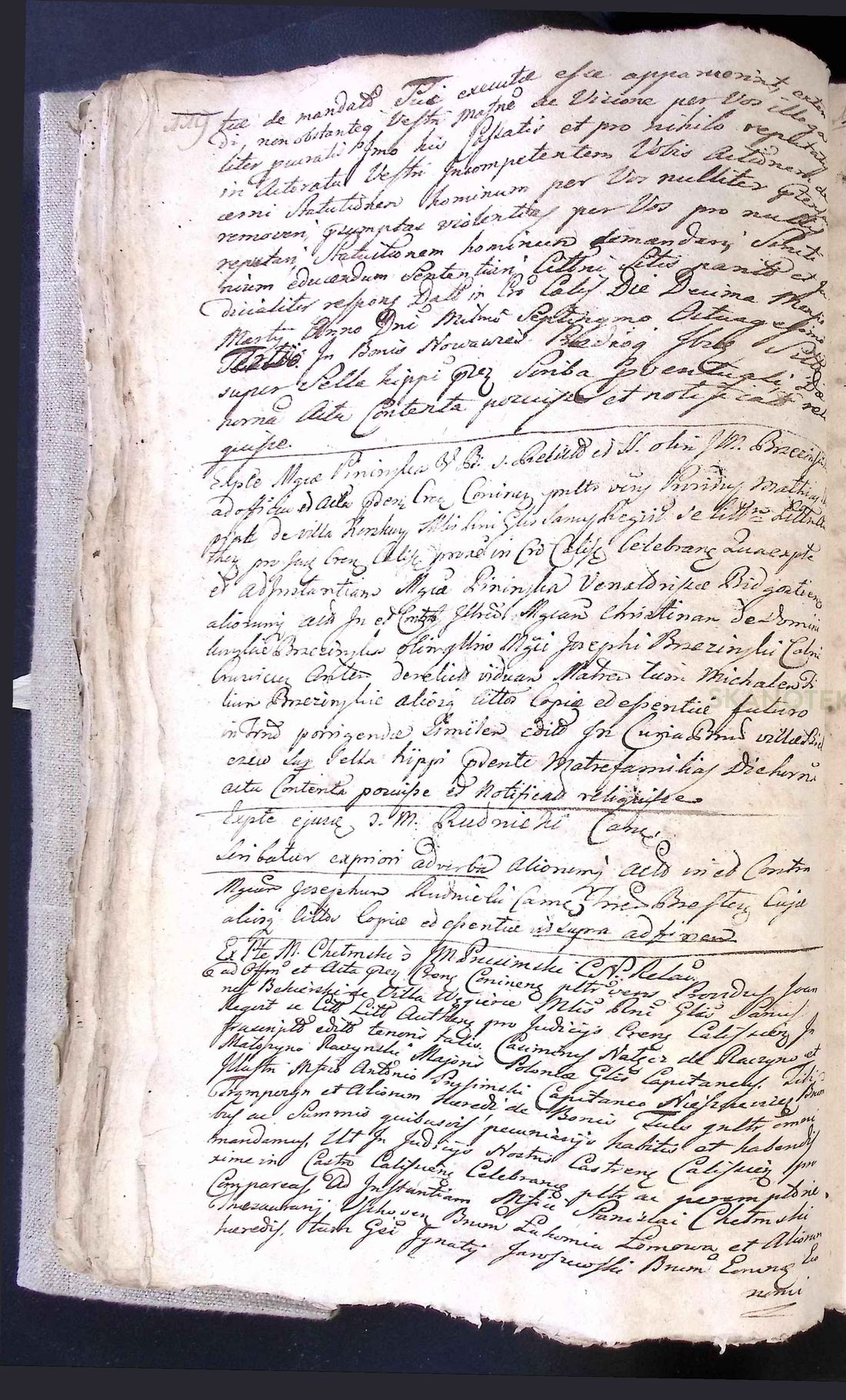 Manuscript page 2 of letter 1