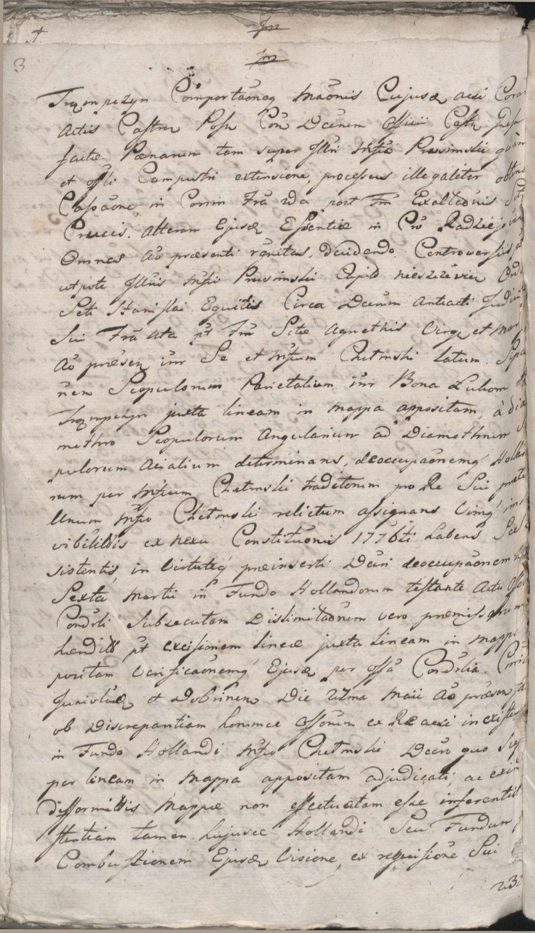 Manuscript page 4 of letter 1
