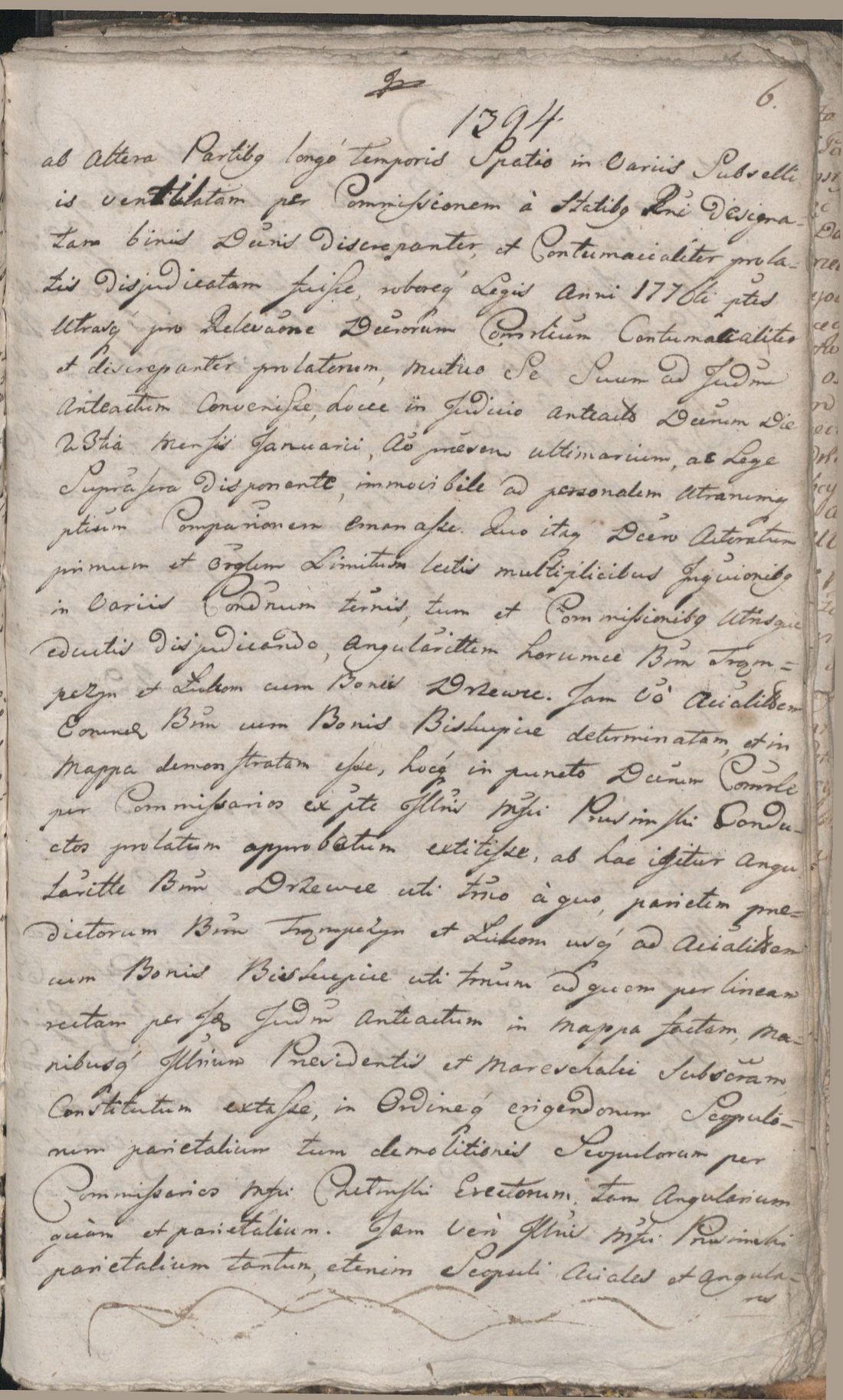 Manuscript page 7 of letter 1