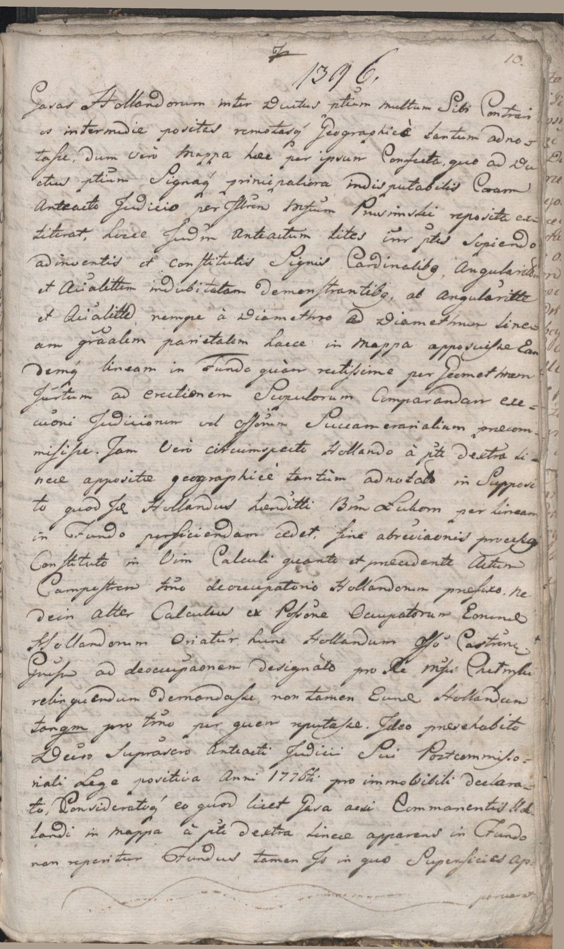 Manuscript page 11 of letter 1