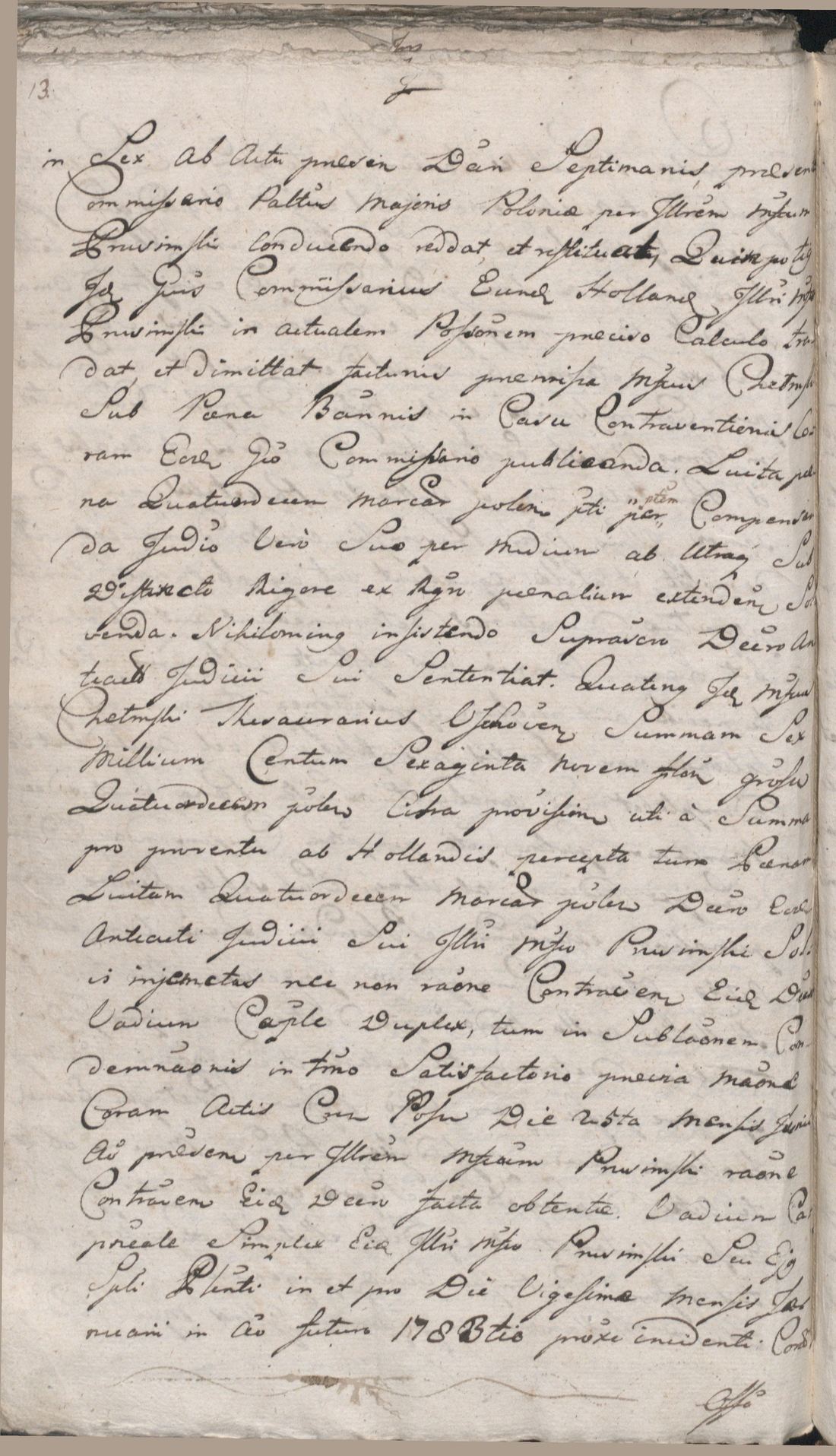 Manuscript page 14 of letter 1