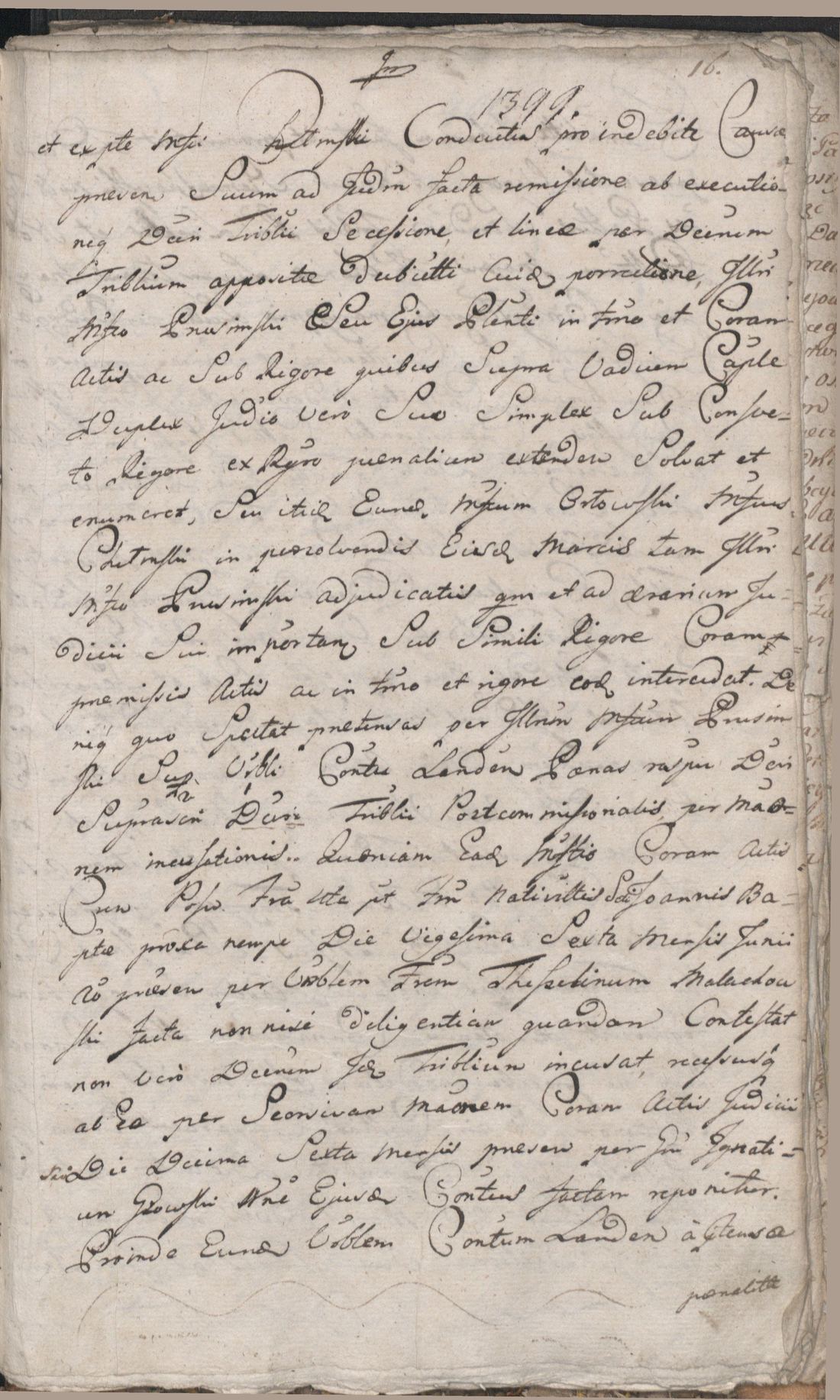 Manuscript page 17 of letter 1