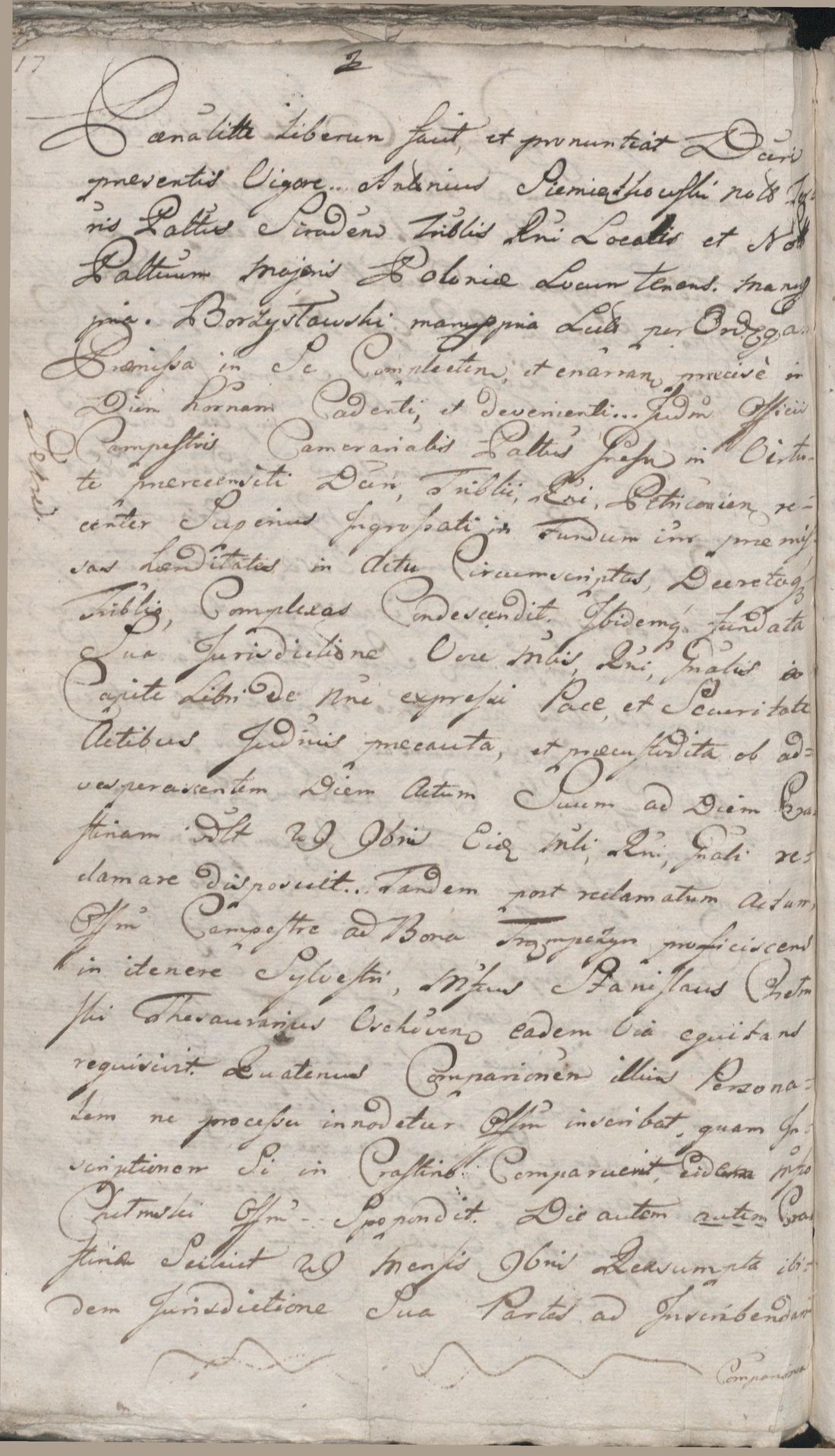 Manuscript page 18 of letter 1