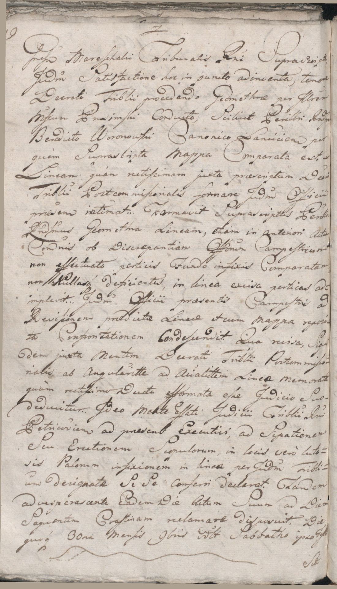 Manuscript page 20 of letter 1