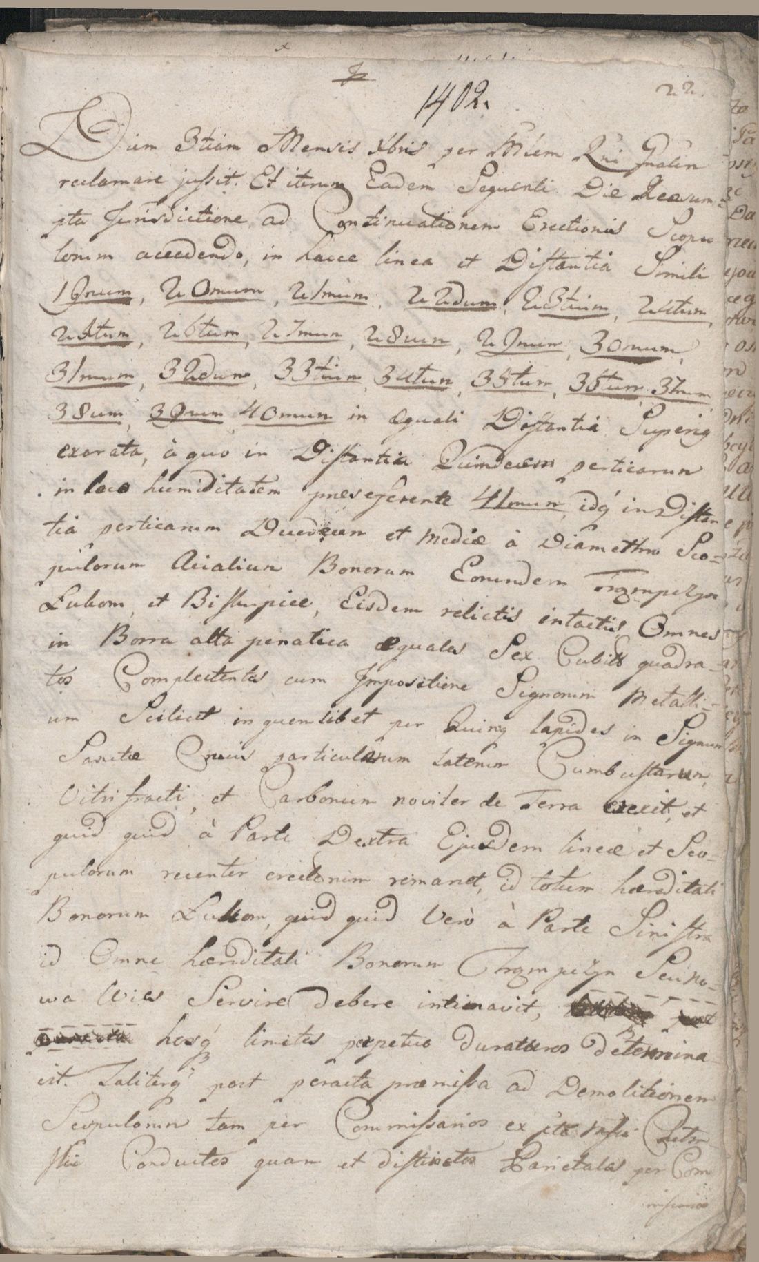 Manuscript page 23 of letter 1