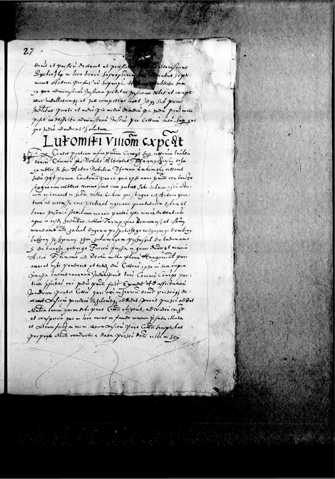 Manuscript page 1 of letter 1