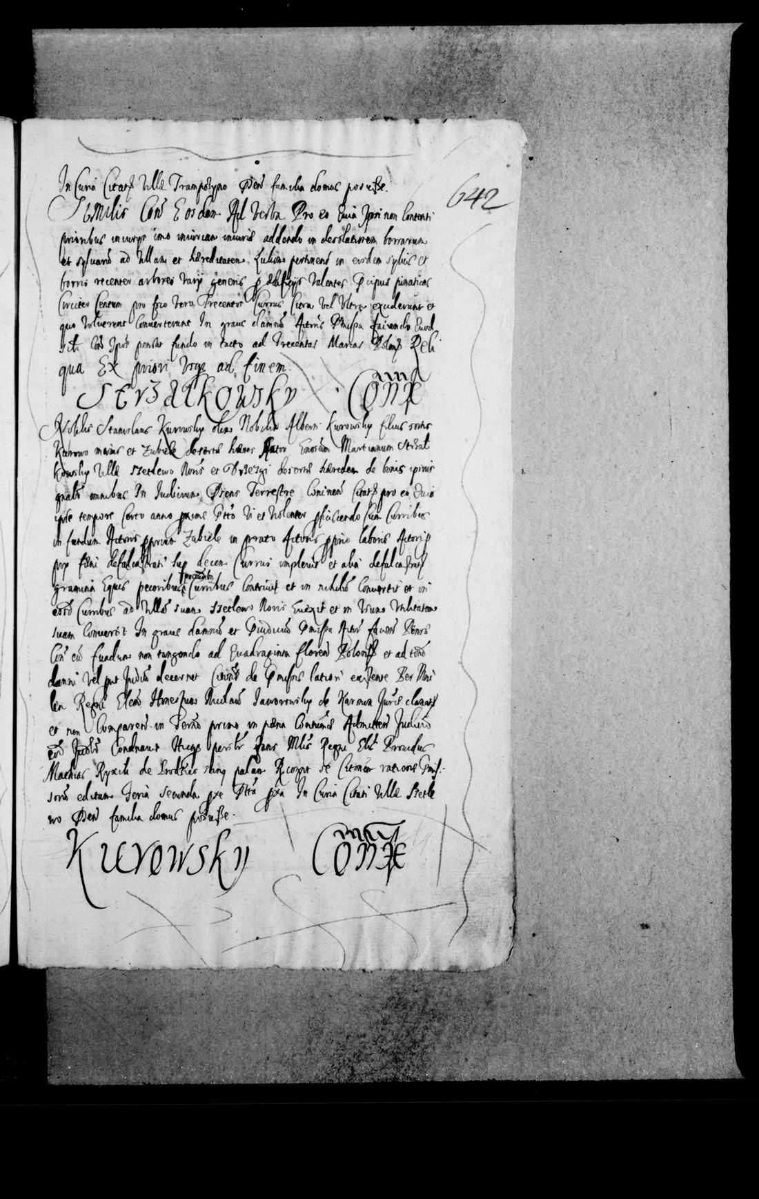 Manuscript page 1 of letter 2