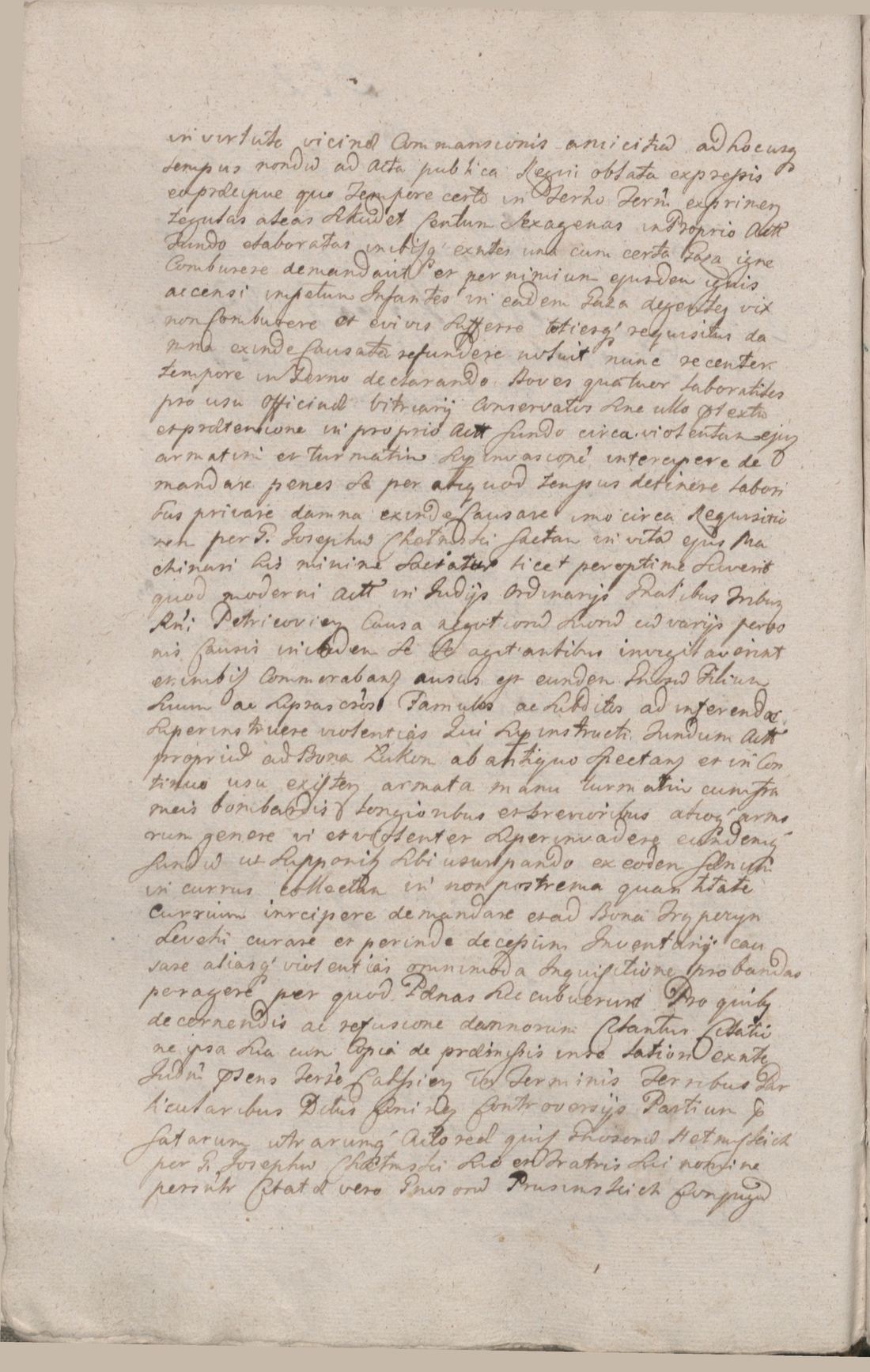 Manuscript page 3 of letter 1