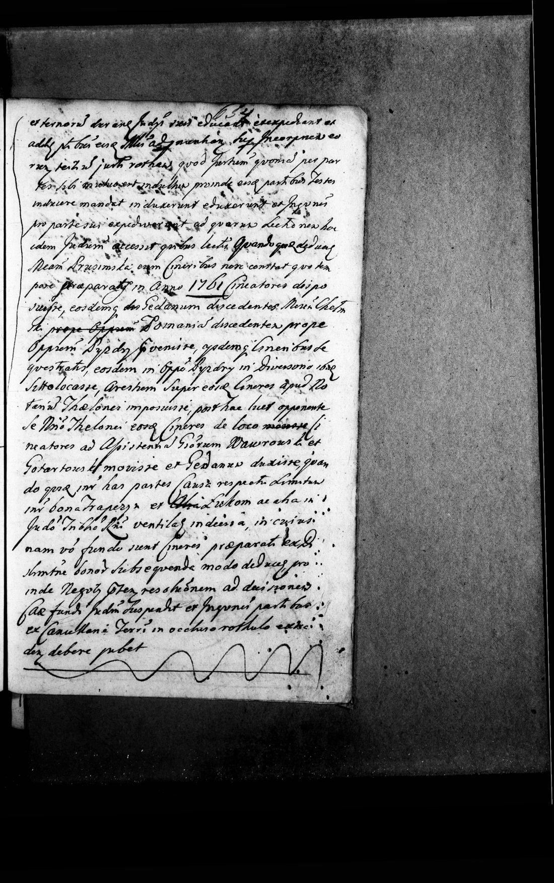 Manuscript page 2 of letter 1