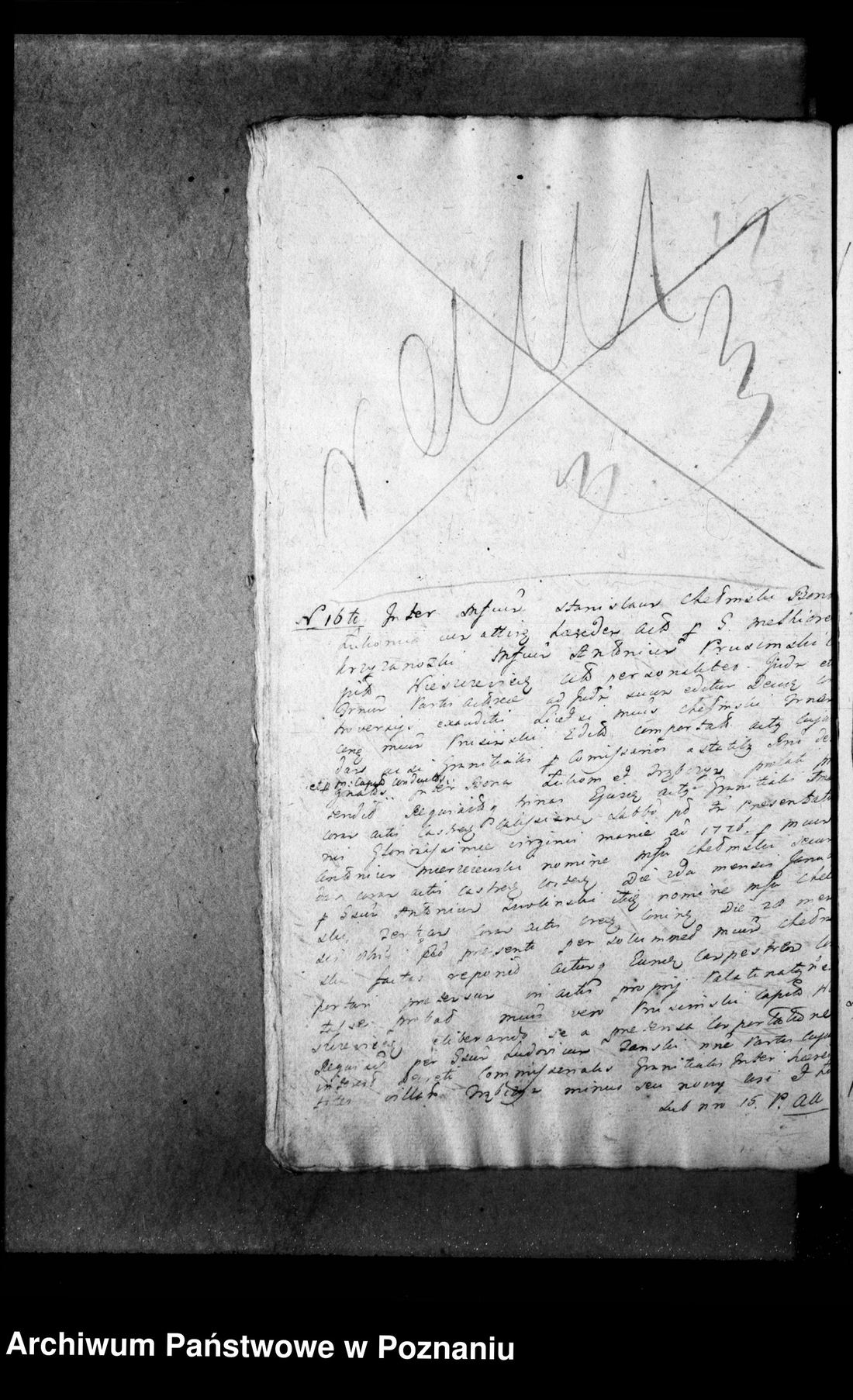 Manuscript page 1 of letter 1
