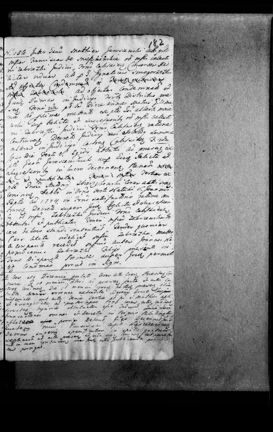 Manuscript page 2 of letter 1