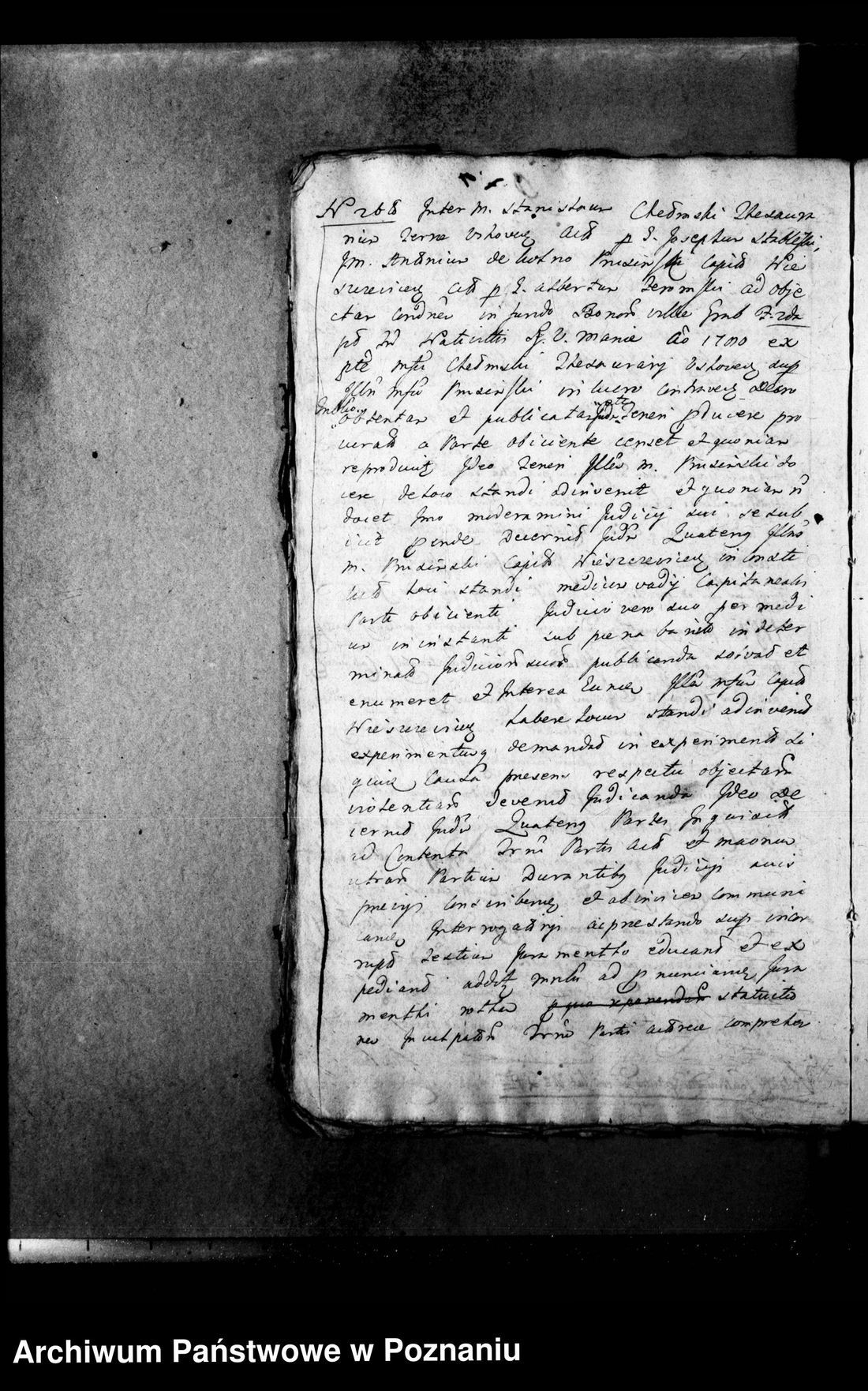 Manuscript page 1 of letter 1