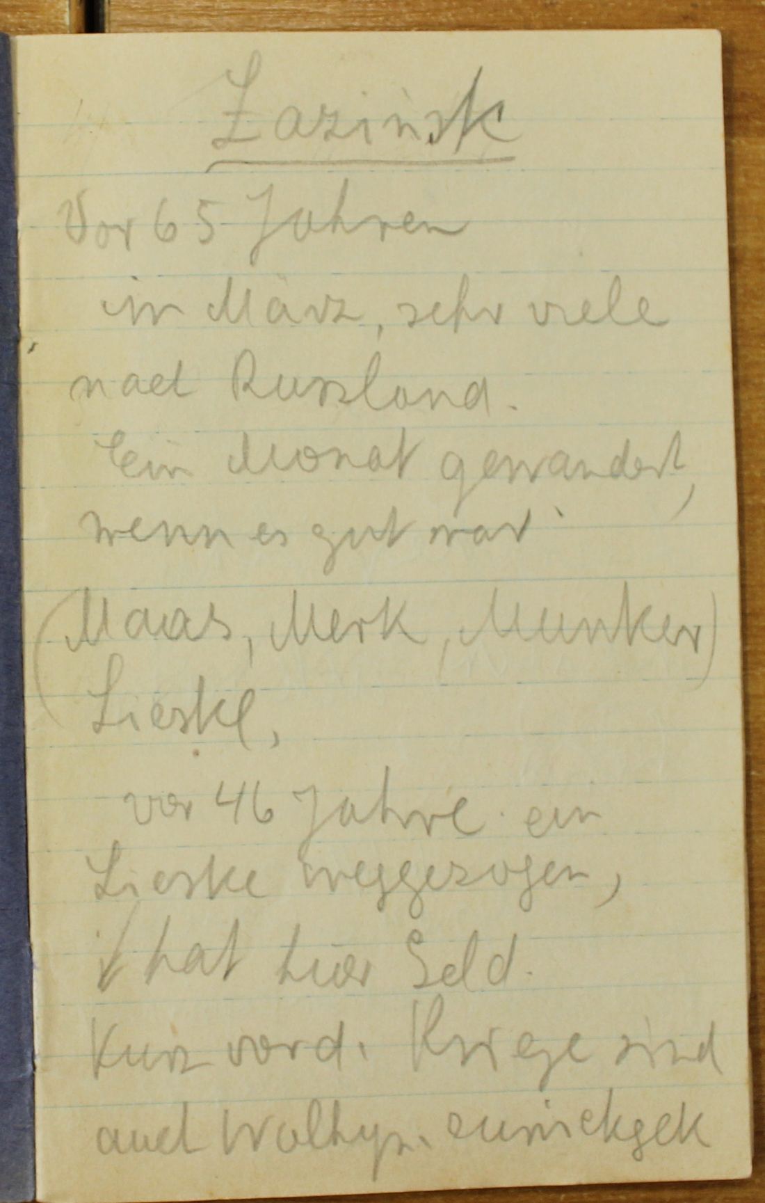 Manuscript page 2 of letter 2