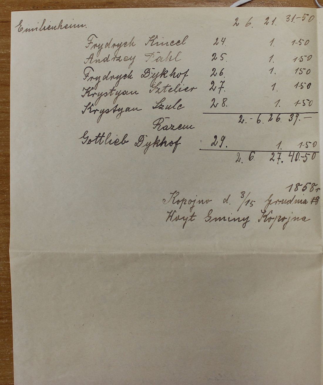 Manuscript page 2 of letter 1