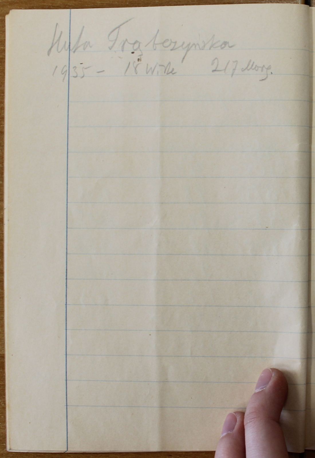 Manuscript page 1 of letter 8