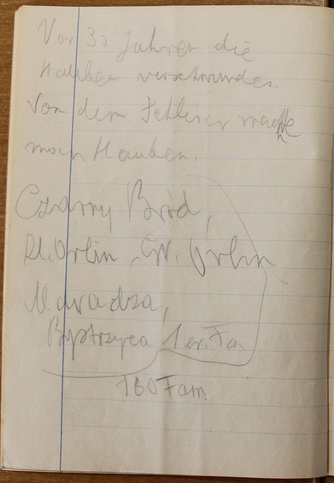 Manuscript page 5 of letter 8