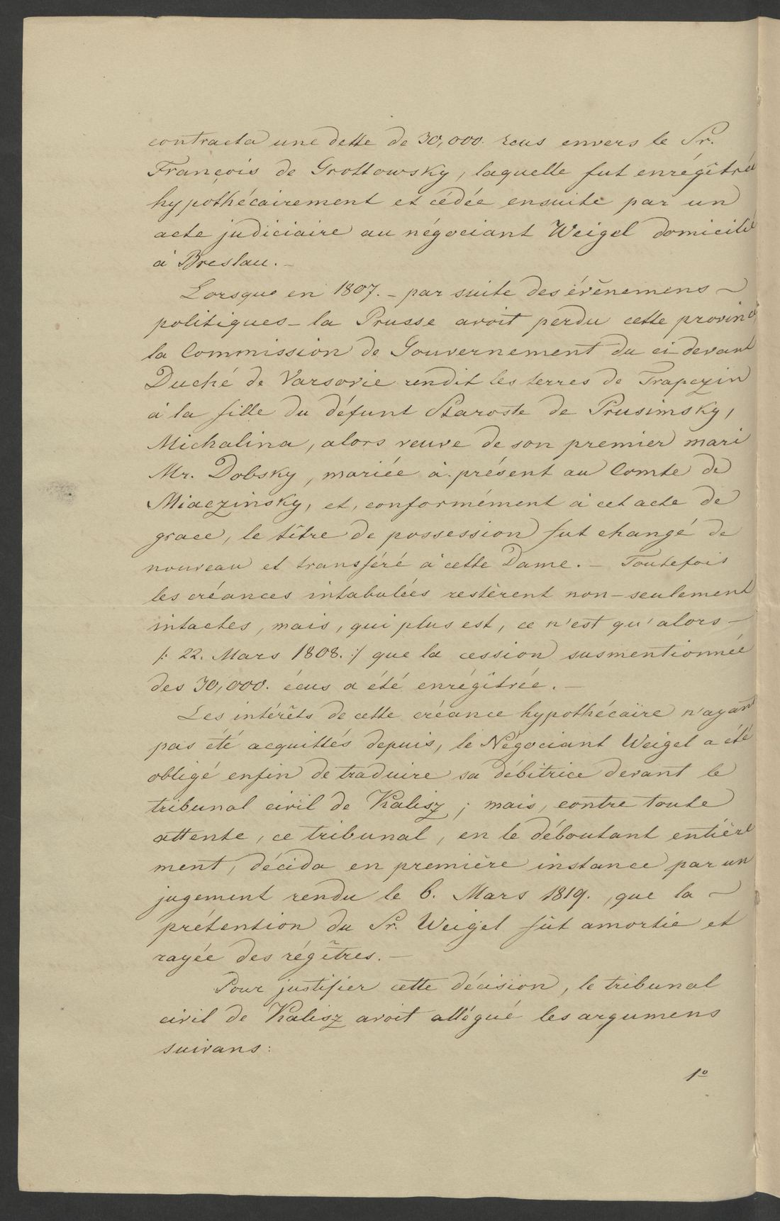 Manuscript page 2 of letter 5