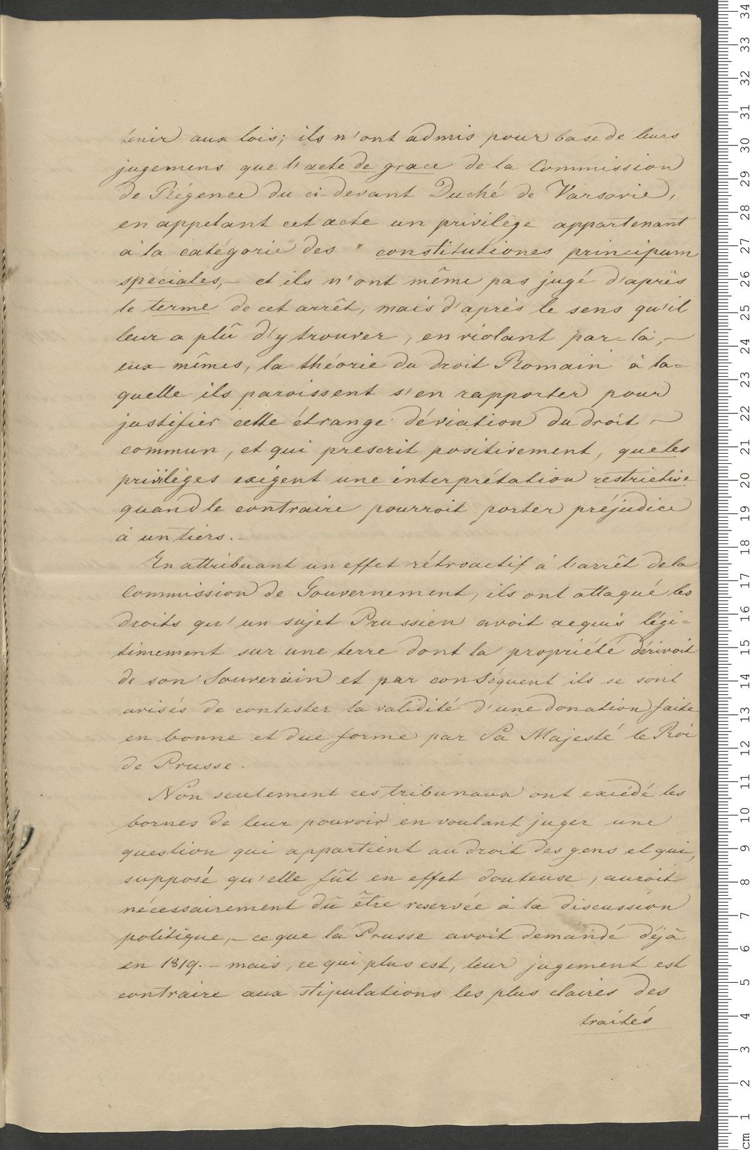 Manuscript page 5 of letter 5