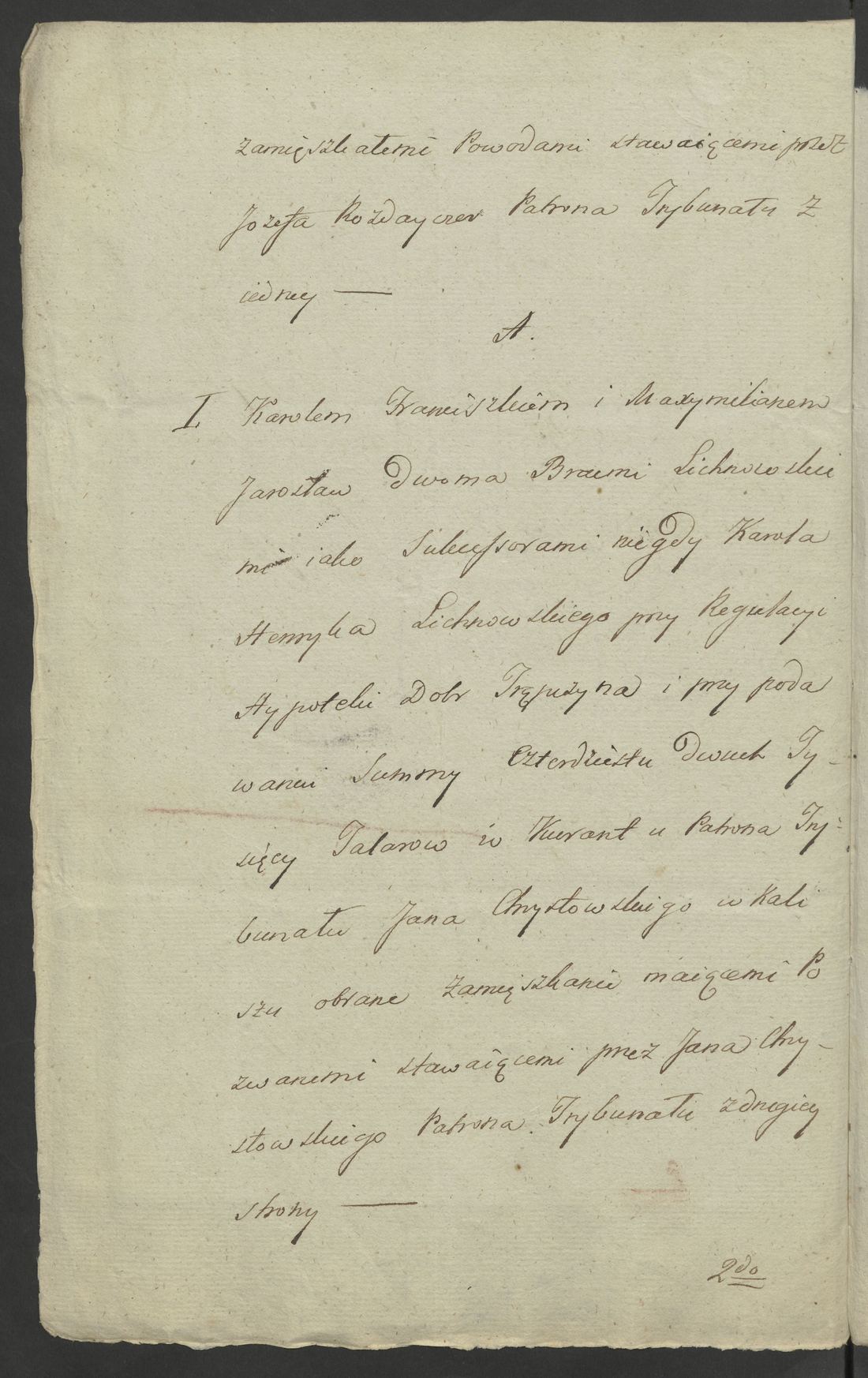 Manuscript page 2 of letter 6