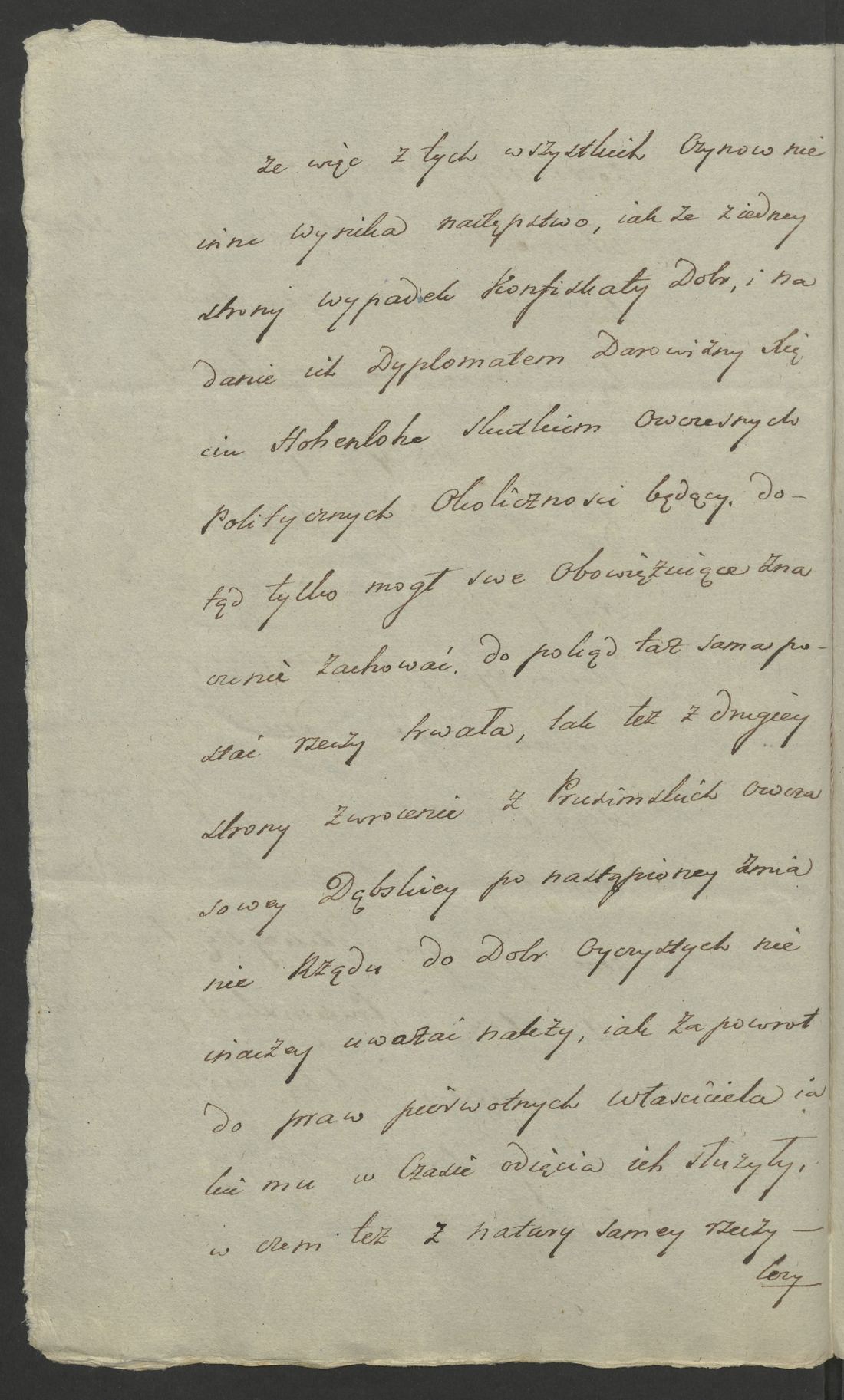 Manuscript page 8 of letter 6