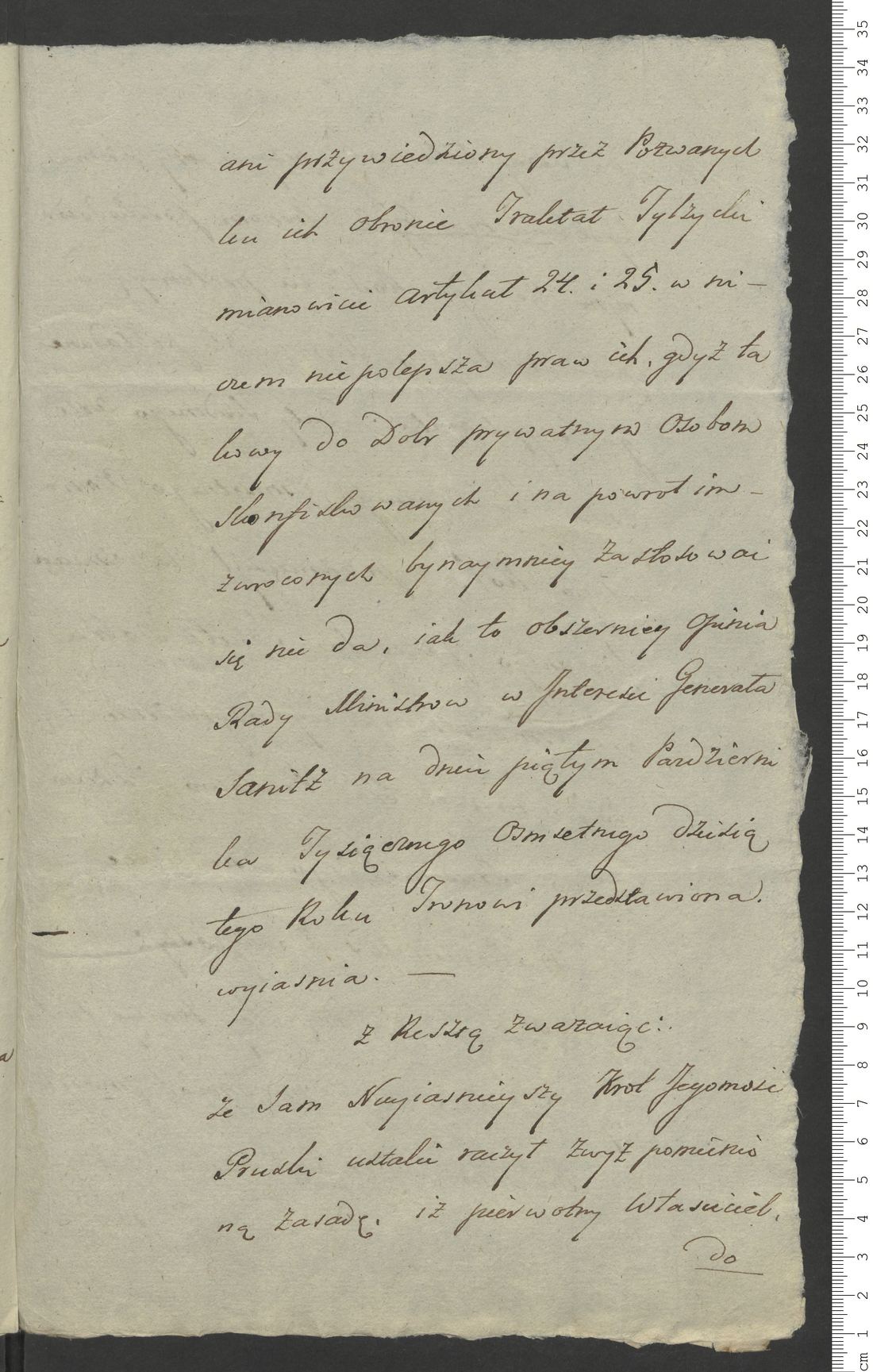 Manuscript page 11 of letter 6