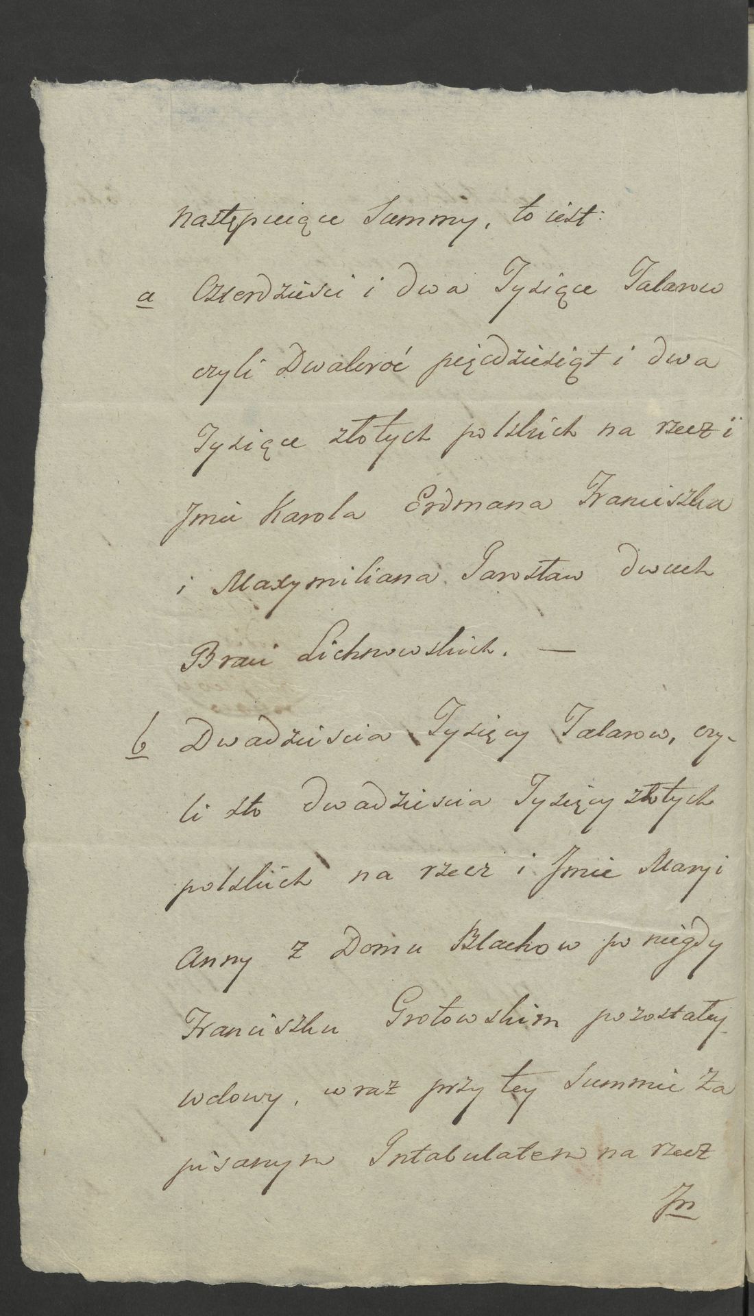 Manuscript page 14 of letter 6