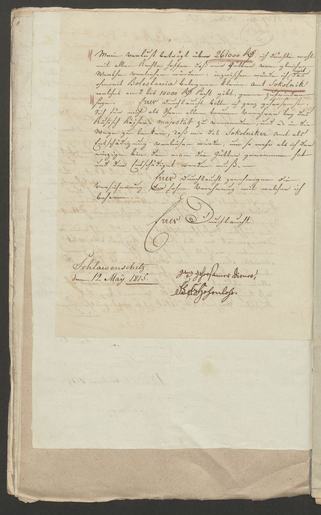 Manuscript page 2 of letter 8
