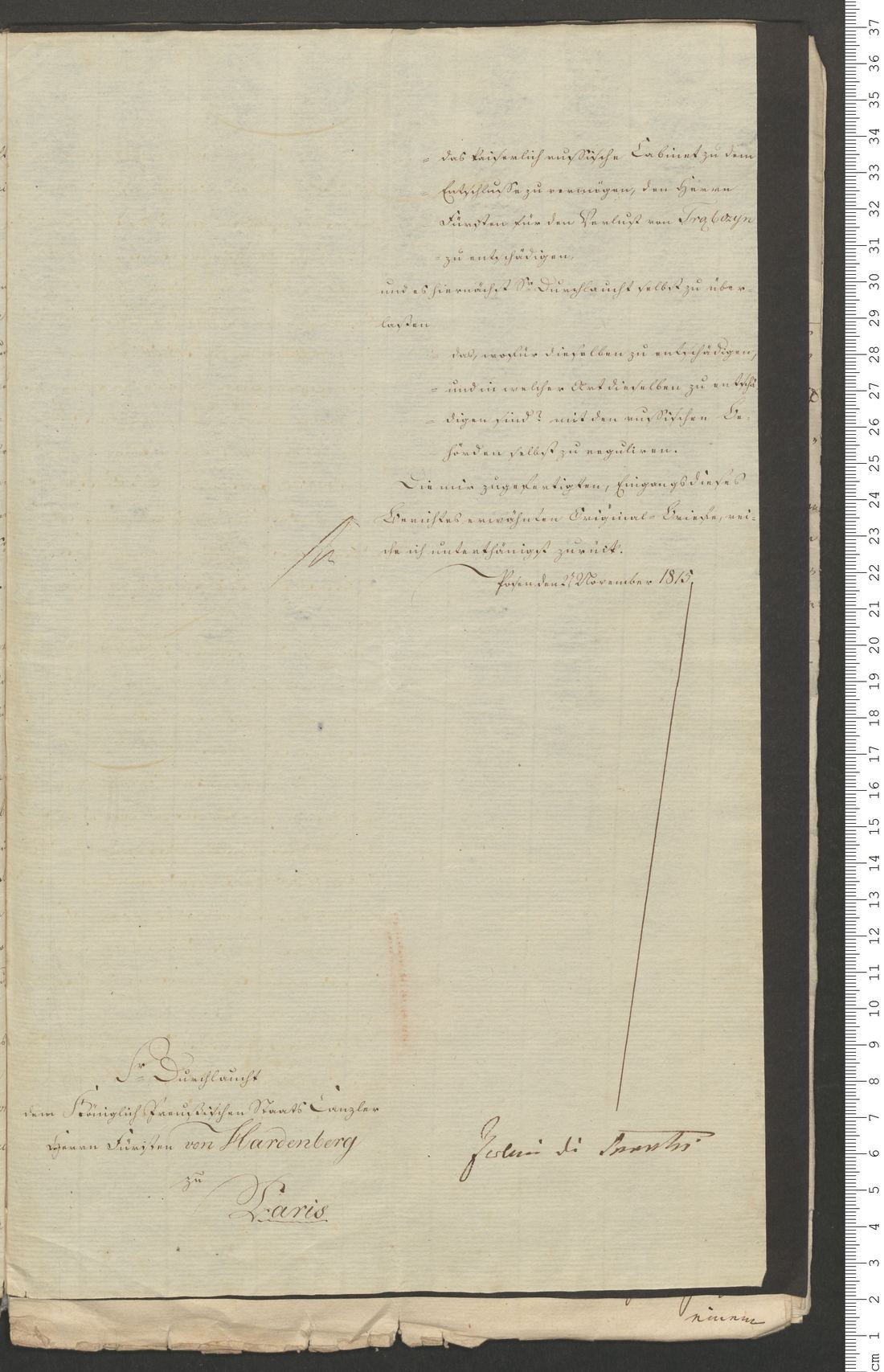 Manuscript page 3 of letter 14