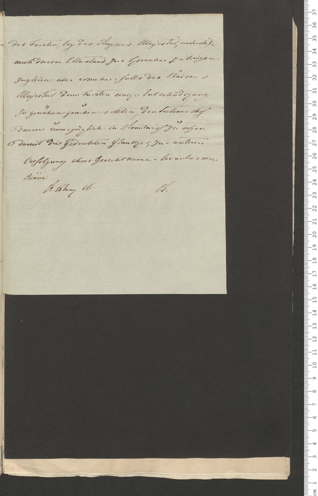 Manuscript page 3 of letter 20
