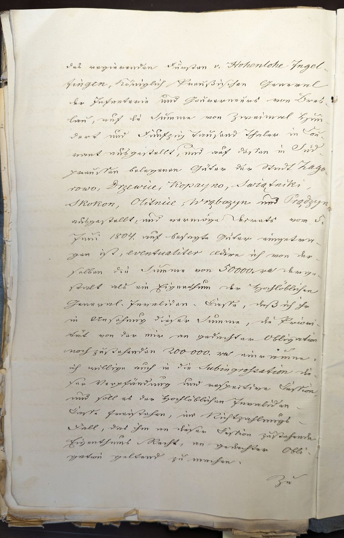 Manuscript page 2 of letter 1