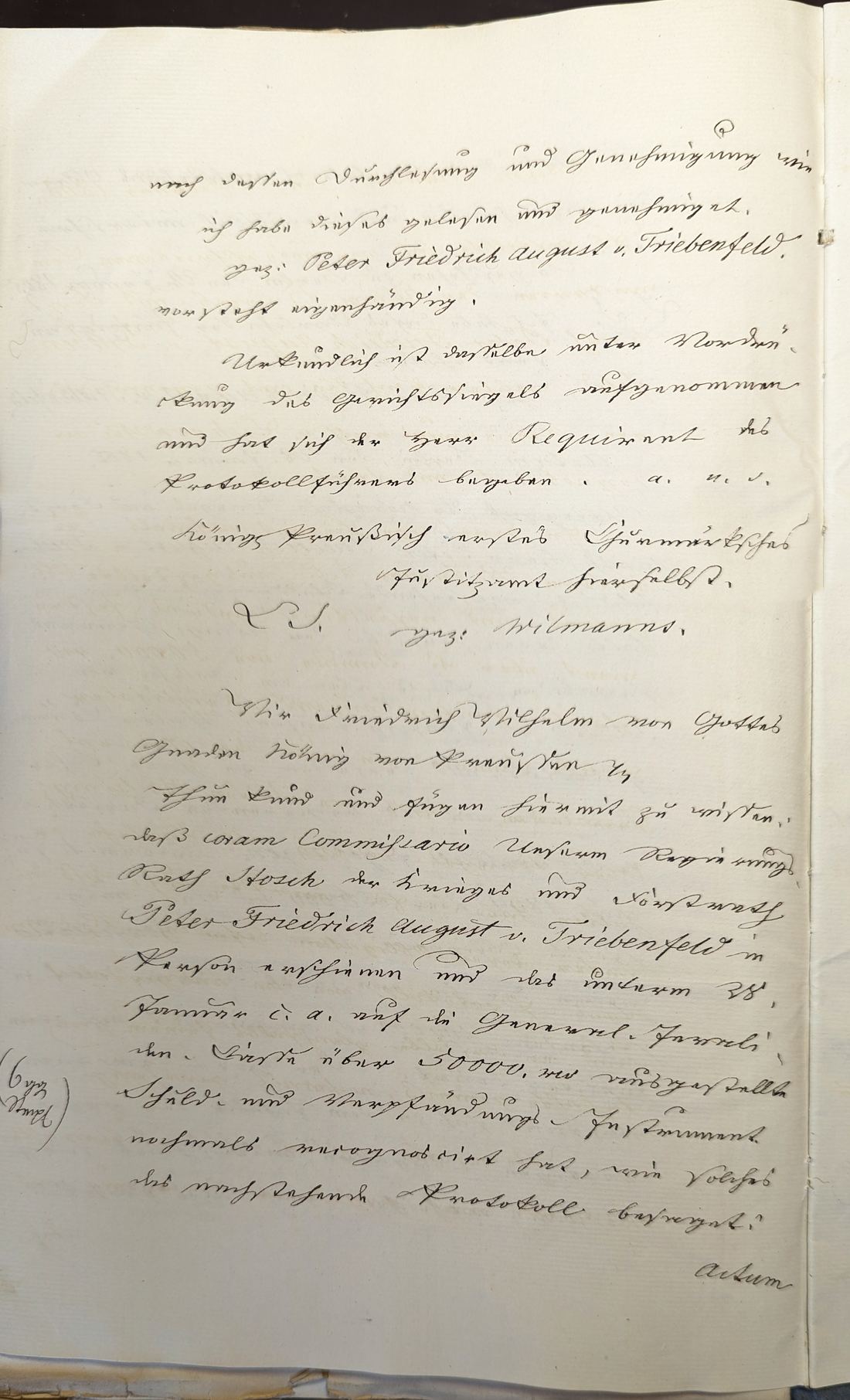 Manuscript page 1 of letter 2