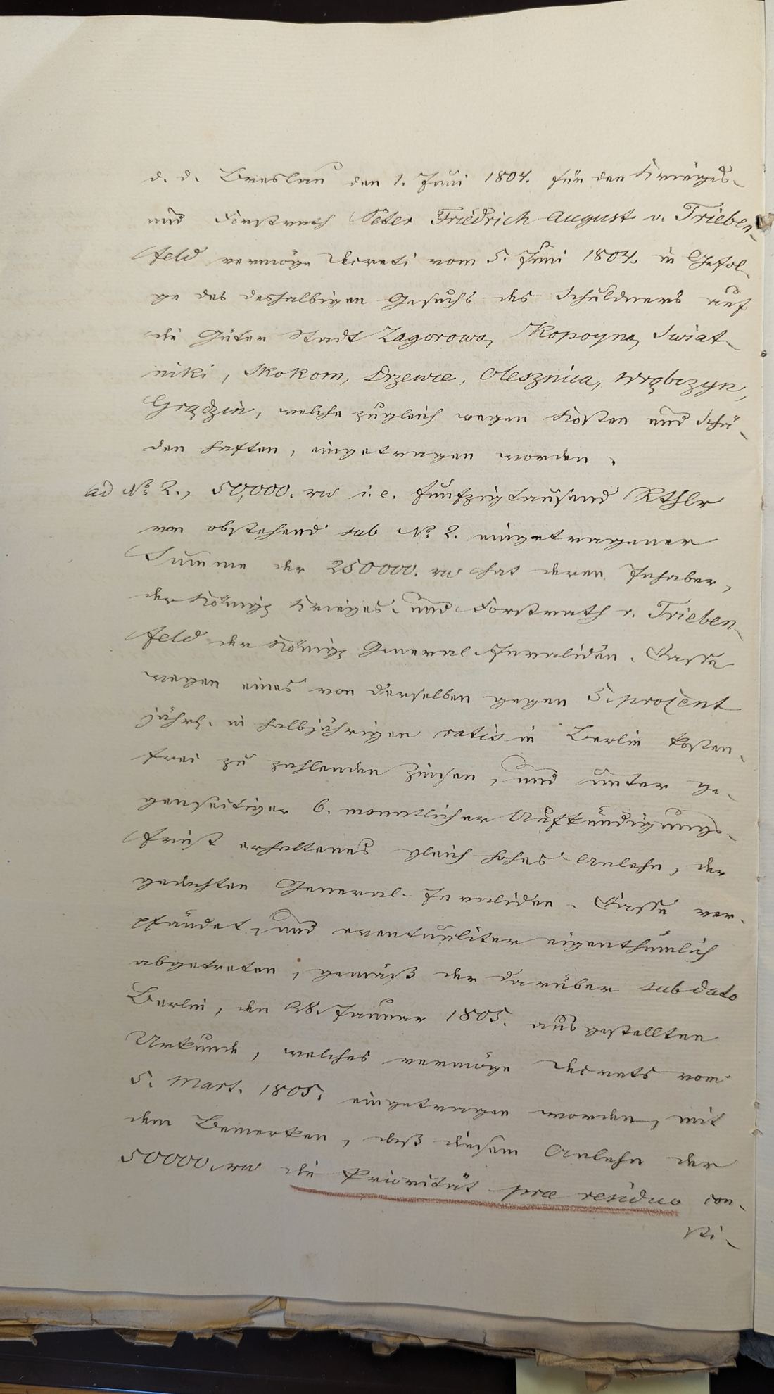 Manuscript page 4 of letter 3