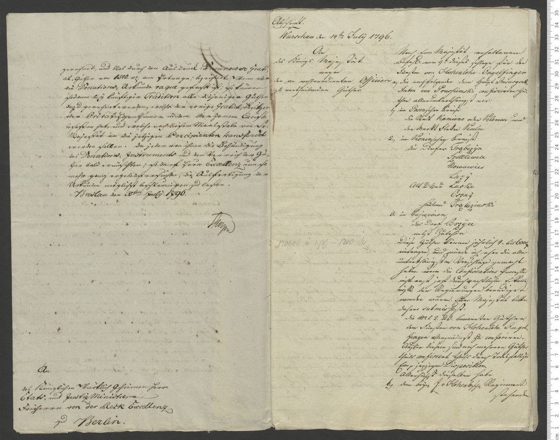 Manuscript page 2 of letter 1